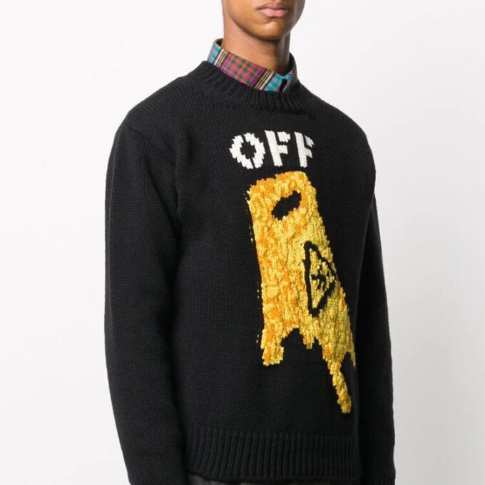 FW20 Sweater Men Black/Yellow