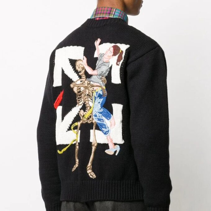 FW20 Sweater Men Black/Yellow