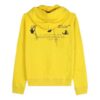 FW20 Workers Logo Printing Hooded Pullover Men Yellow