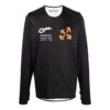 FW21 Active Logo Printing Long Sleeves Loose Fit Black
