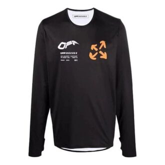 FW21 Active Logo Printing Long Sleeves Loose Fit Black