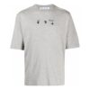 FW21 Arrow Logo Printing Round Neck Short Sleeve Ordinary Version Gray