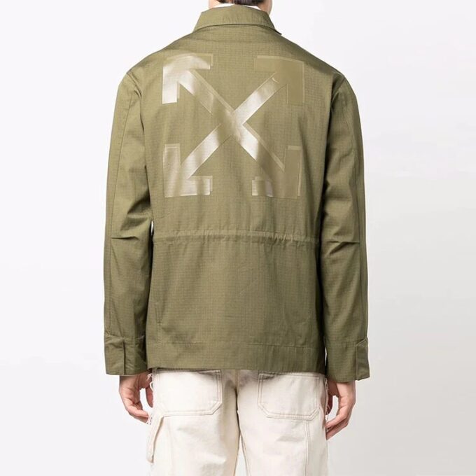 FW21 Arrow Pattern Jacket Version Green
