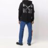 FW21 Arrow Pattern Printing Double Layer Sleeve Version Black