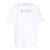 FW21 Arrow Pattern Printing Short Sleeve Loose Fit White