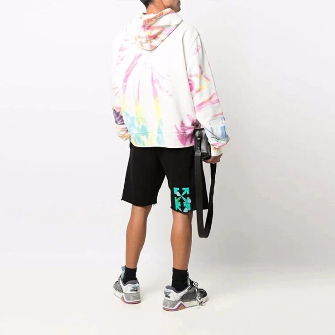 FW21 Arrow Pattern Printing Sports Shorts Version Black