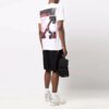 FW21 Arrow Pattern Short Sleeve Version White