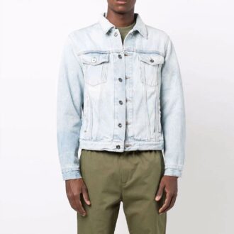 FW21 Arrow Printing Denim Jacket Version Blue