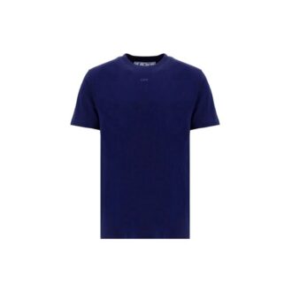 FW21 Arrow Printing Round Neck Short Sleeve Ordinary Version Blue