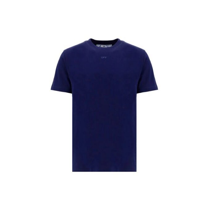 FW21 Arrow Printing Round Neck Short Sleeve Ordinary Version Blue