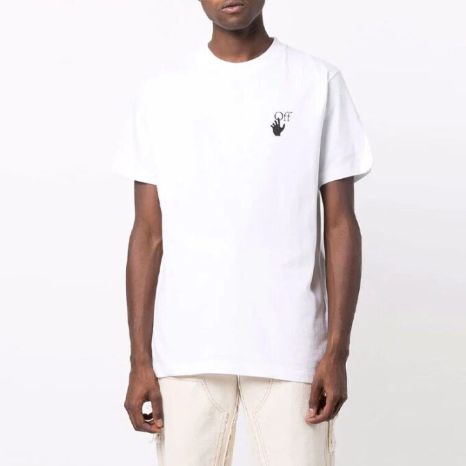 FW21 Arrow Printing Short Sleeve Version White