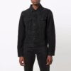 FW21 Casual lapel Denim Jacket Loose Fit Black
