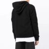 FW21 Casual Logo Printing Zipper Hooded Jacket Loose Fit Black