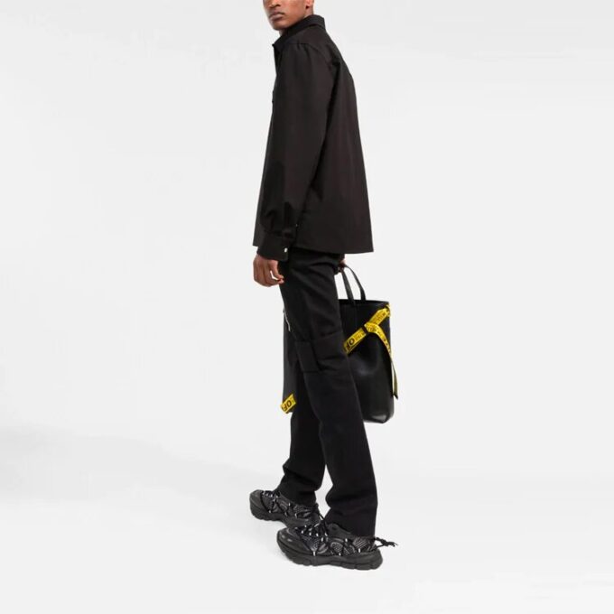 FW21 Chest Pocket Long Sleeves Shirt Loose Fit Black