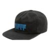 FW21 Cotton Minimalistic Casual Alphabet Printing Cap Black
