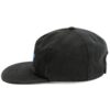 FW21 Cotton Minimalistic Casual Alphabet Printing Cap Black