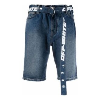 FW21 Denim Casual Shorts Slim Fit Version Blue