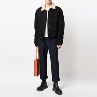 FW21 Environmental Friendly lapel Jacket Version Black