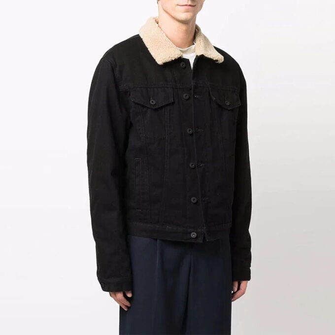 FW21 Environmental Friendly lapel Jacket Version Black