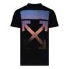 FW21 Gradient Multi-Color Arrow Short Sleeve Ordinary Version Black