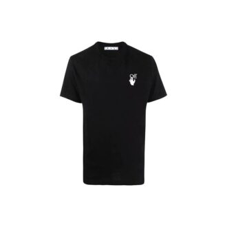 FW21 Gradient Multi-Color Arrow Short Sleeve Ordinary Version Black
