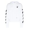 FW21 hooded Pullover Long Sleeves Version White