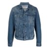 FW21 lapel Denim Jacket Version Blue