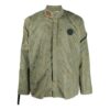 FW21 Large Alphabet Logo Printing Zipper Jacket Version Green