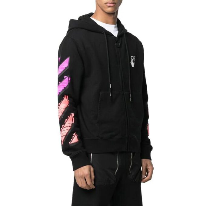 FW21 Large Arrow Printing Pattern Jacket Version Black