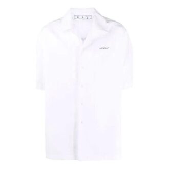 FW21 Lgo Short Sleeve Shirt Loose Fit White