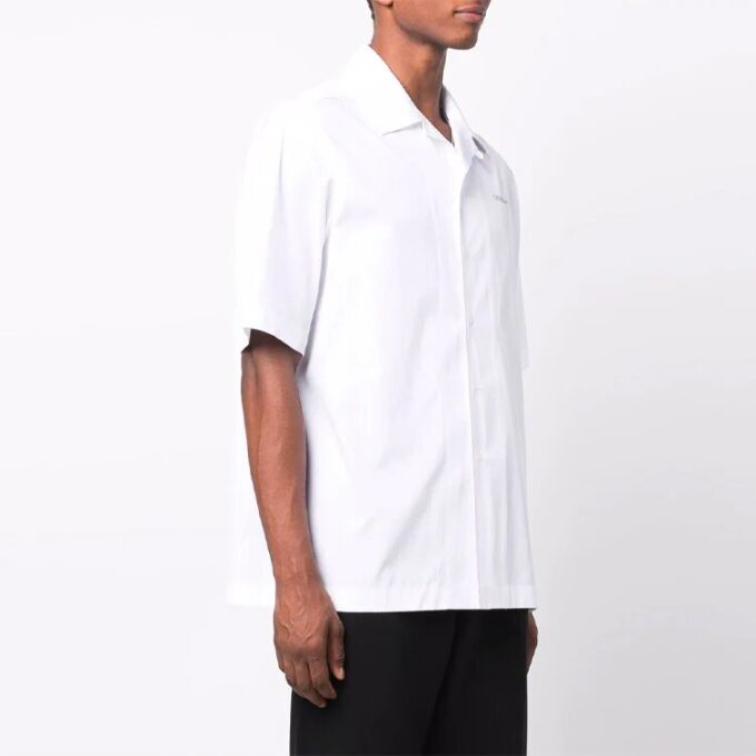 FW21 Lgo Short Sleeve Shirt Loose Fit White