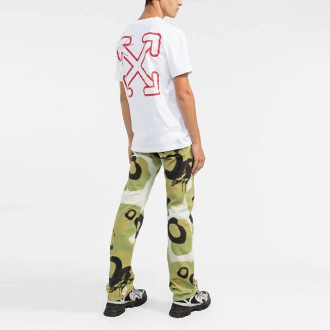 FW21 Logo Alphabet Short Sleeve Ordinary Version White