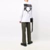 FW21 Logo Arrow Pattern Round Neck Pullover Ordinary Version White