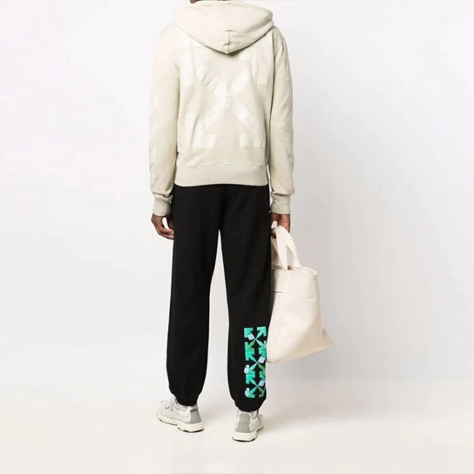 FW21 Logo Arrow Zipper Ordinary Version Beige