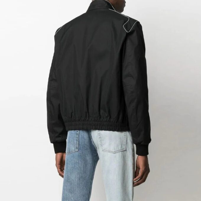 FW21 Logo aviator Jacket Version Black