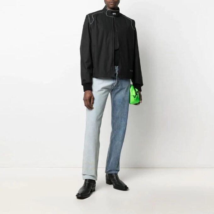 FW21 Logo aviator Jacket Version Black