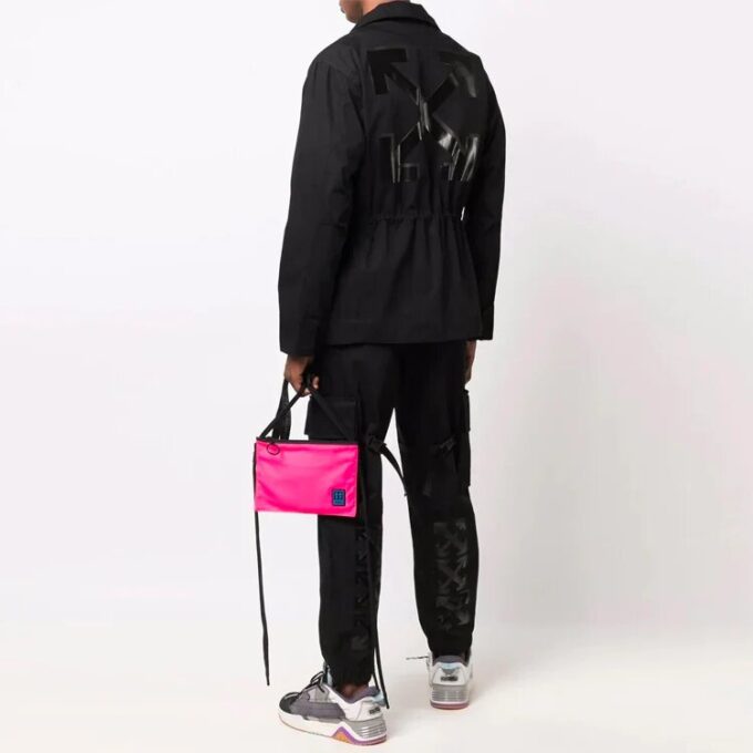 FW21 Logo Outdoor Jacket Slim Fit Version Black