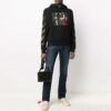 FW21 Logo Pattern Printing Pullover Ordinary Version Black