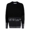 FW21 Logo Pattern Pullover Long Sleeves Black