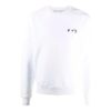 FW21 Logo Pattern Round Neck Long Sleeves Ordinary Version White