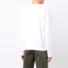 FW21 Logo Pattern Round Neck Long Sleeves Ordinary Version White
