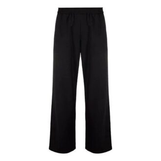 FW21 Logo Pattern Sports Long Pants Ordinary Version Black