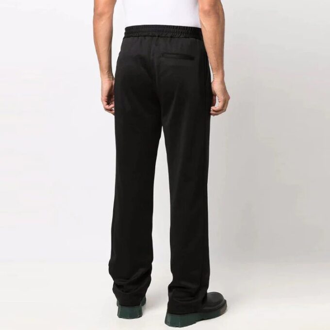 FW21 Logo Pattern Sports Long Pants Ordinary Version Black
