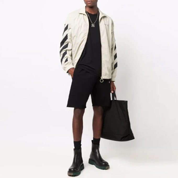 FW21 Logo Pattern Sports Shorts Version Black