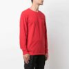 FW21 Logo Print Crewneck PulloverLong Sleeve Men’ s Red