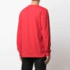 FW21 Logo Print Crewneck PulloverLong Sleeve Men’ s Red