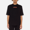 FW21 Logo Printing Arrow Pattern Round Neck Short Sleeve Ordinary Version Black