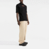 FW21 Logo Printing Arrow Pattern Round Neck Short Sleeve Ordinary Version Black