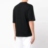 FW21 Logo Printing Round Neck Pullover Short Sleeve Loose Fit Black