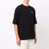 FW21 Logo Printing Round Neck Short Sleeve Ordinary Version Black